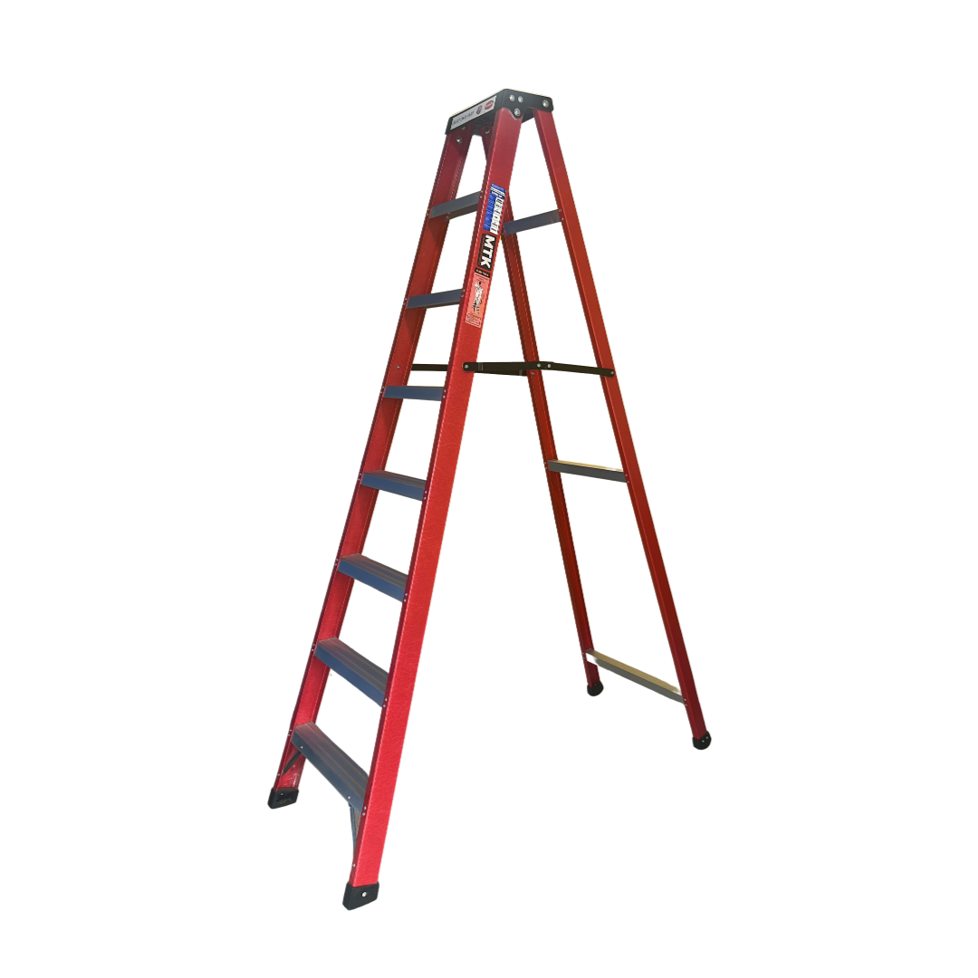 Escalera de tijera de fibra de vidrio de 8'